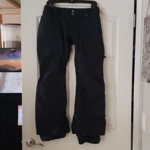 BURTON DRY RIDE SNOW PANTS,  SMALL, BLACK